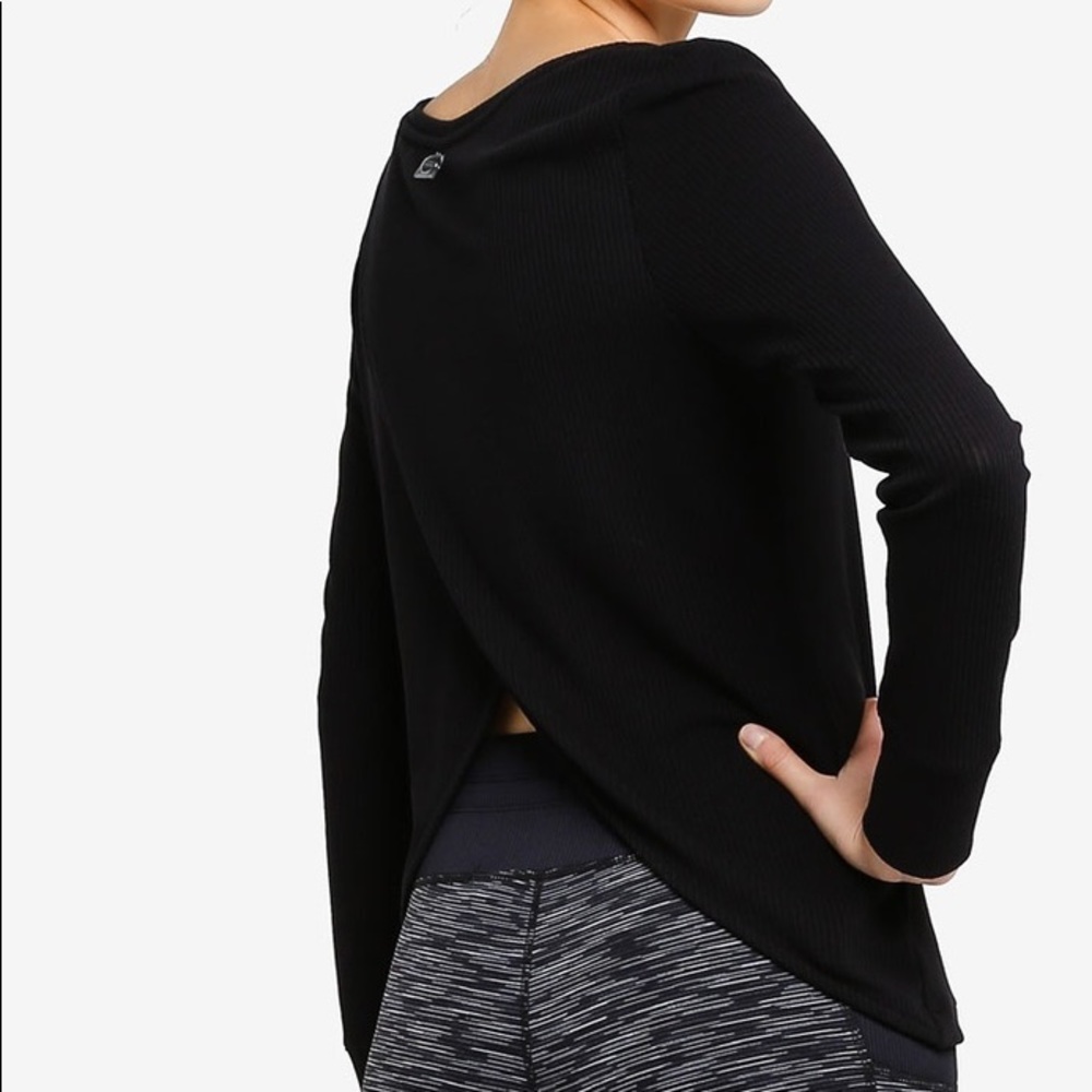 Lorna Jane Easy Wear Long Sleeve Top Tulip Hem - Picture 2 of 9
